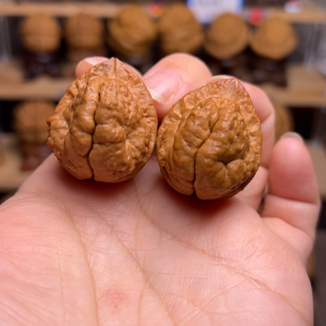 把件文玩核桃12w羊头蟾33尺