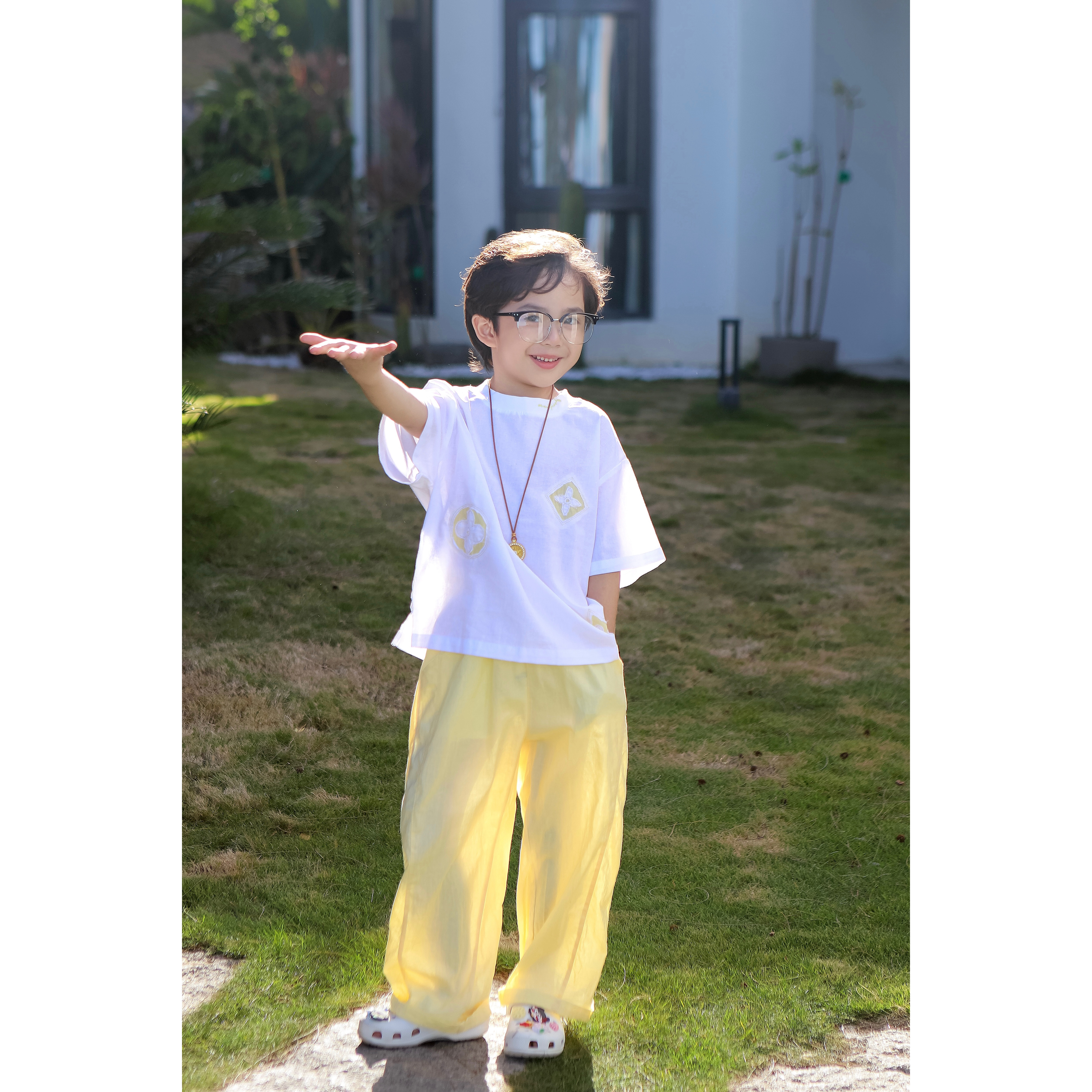 【现货】伟伟同款【洋里洋气】2025夏季新品休闲棉麻套装WW0799