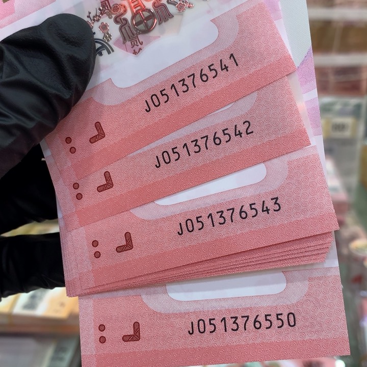 塑料蛇钞倒五顺号051376541