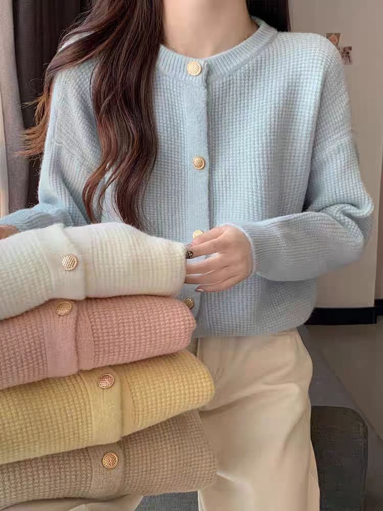 【1051-1100】秋冬款针织开衫