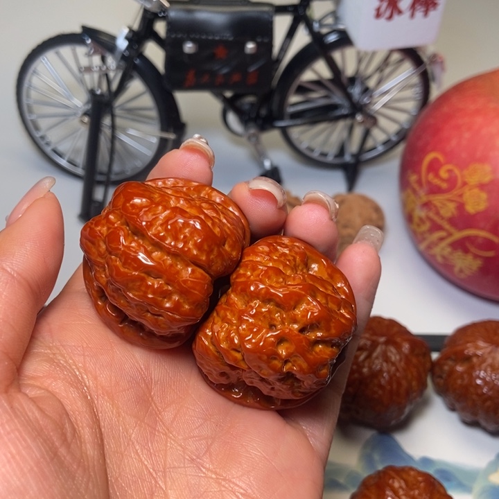 吊坠文玩核桃蛤蟆头37尺