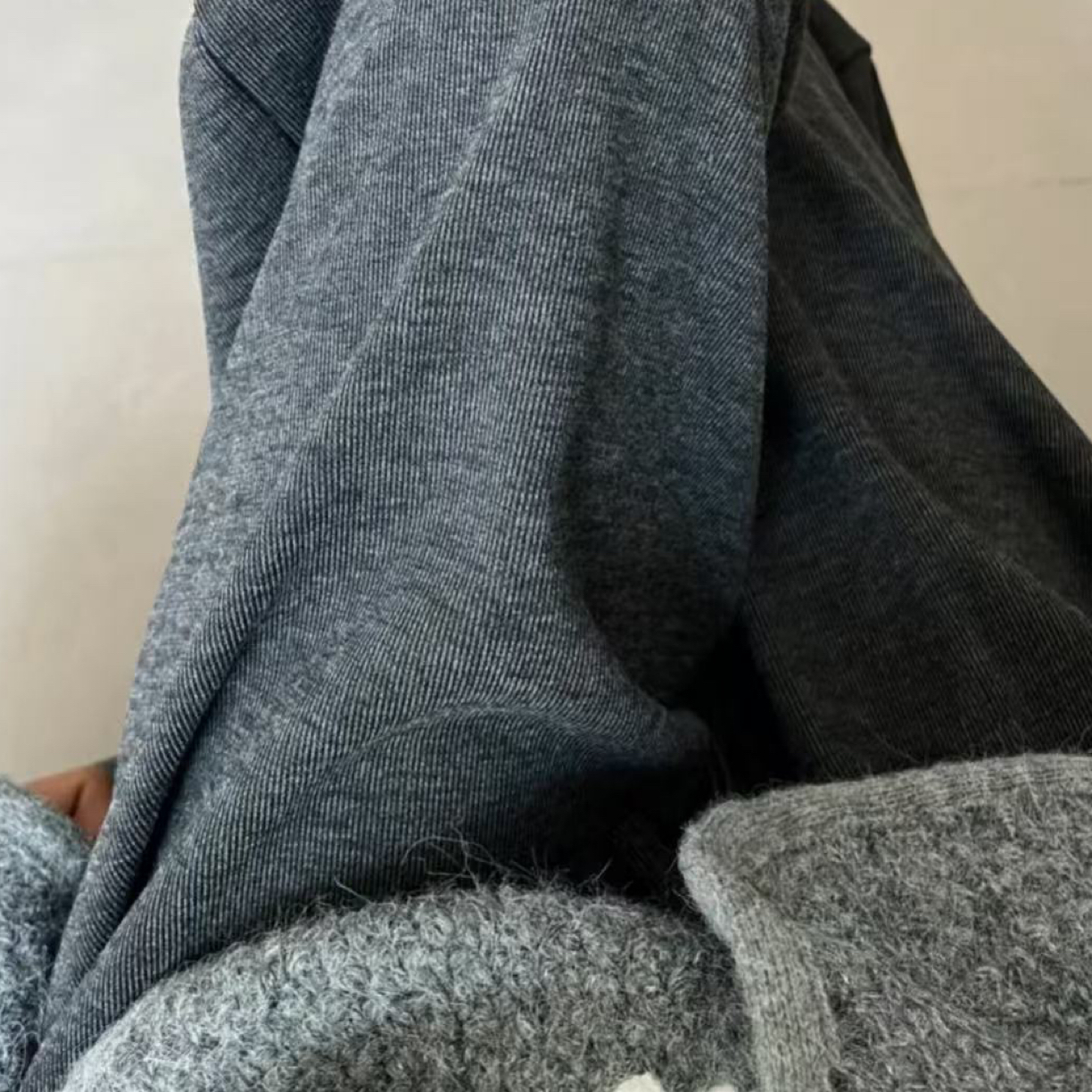 念希麻麻   6166加绒阔腿裤