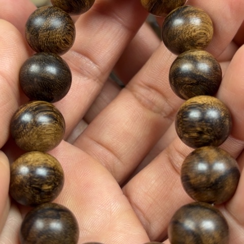 沉香手串皮*王白棋虎皮瘤疤