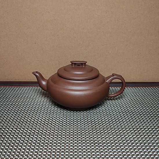 紫砂茶壶革紫泥上新桥半手工制作230ml