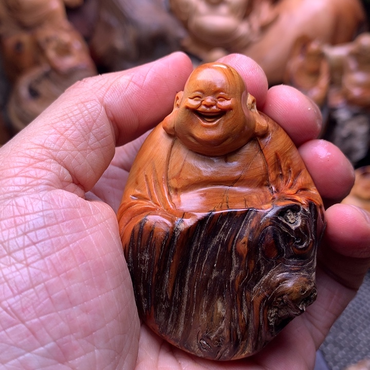 柏木（崖柏）崖柏陈化料手把件