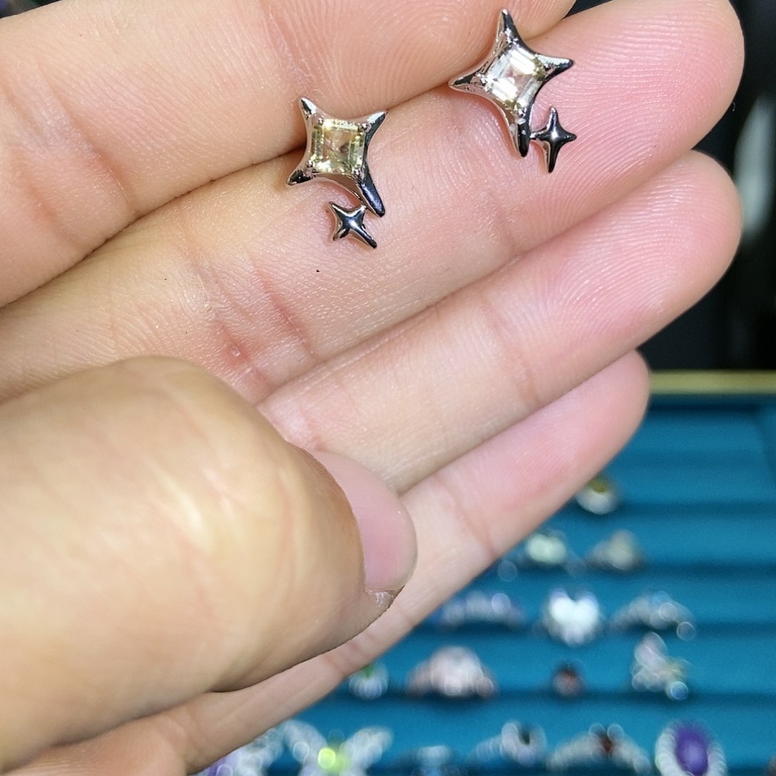 【闪购商品】紫晶珠宝半成品银S925镶嵌