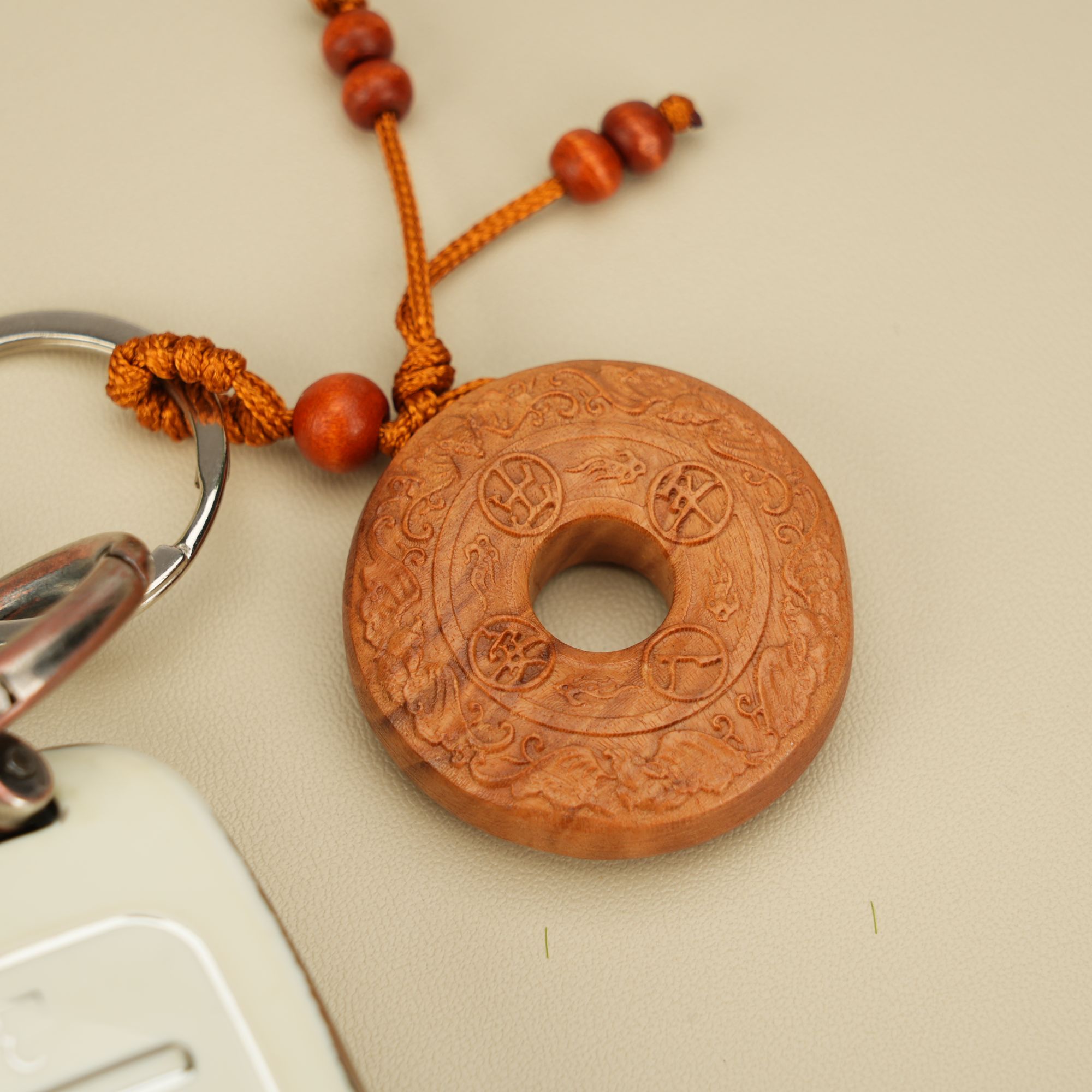 【红木甲】立体扣-平安扣-zx077-1