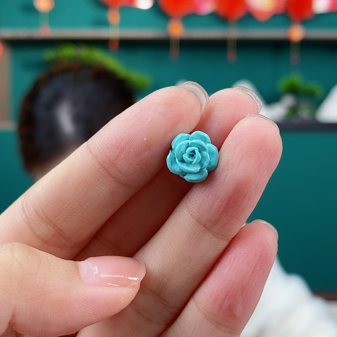 绿松石珠宝奇石未镶嵌