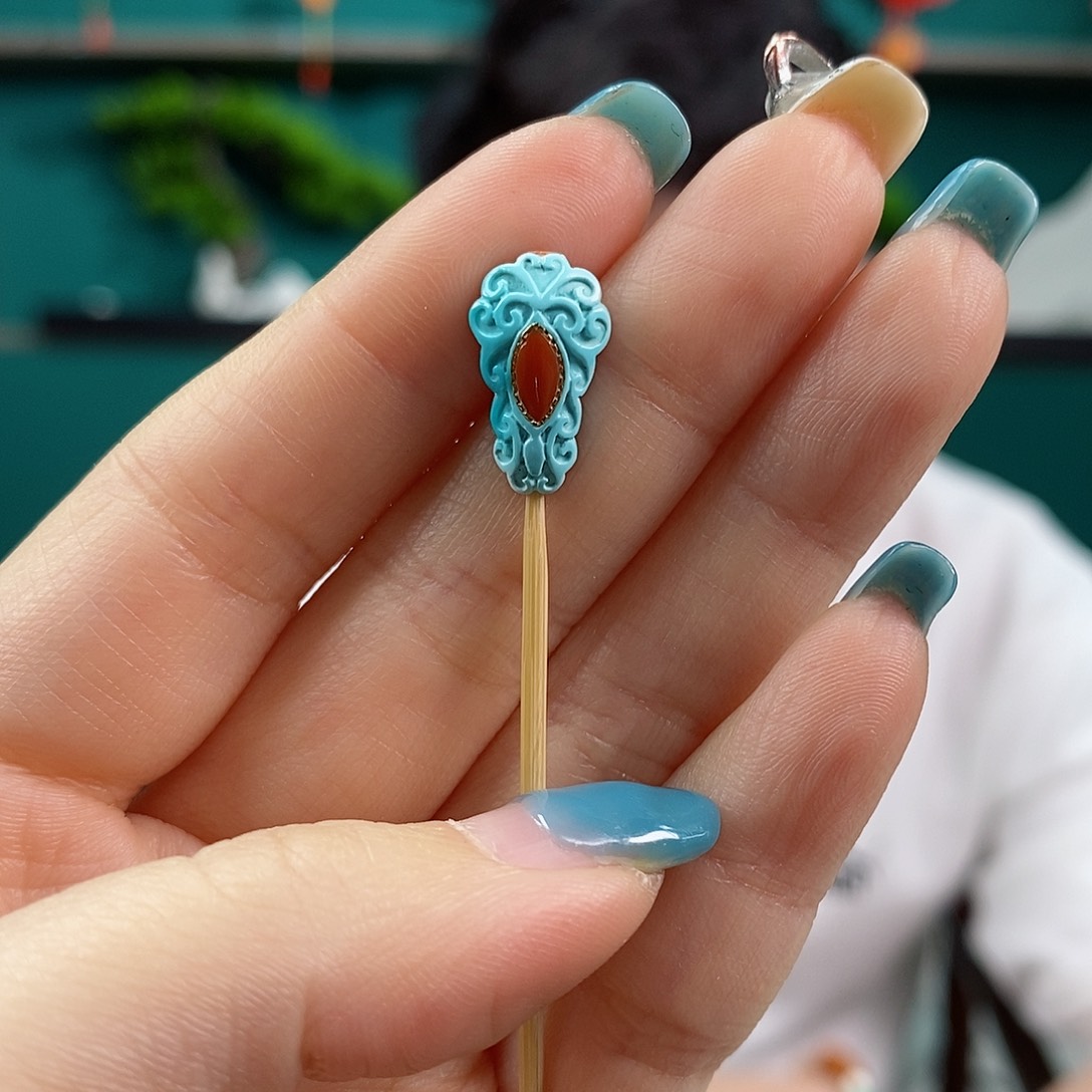 绿松石珠宝奇石未镶嵌