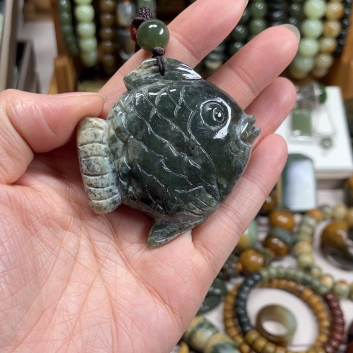 【闪购商品】岫岩河磨玉（透闪石质玉）手把件未镶嵌