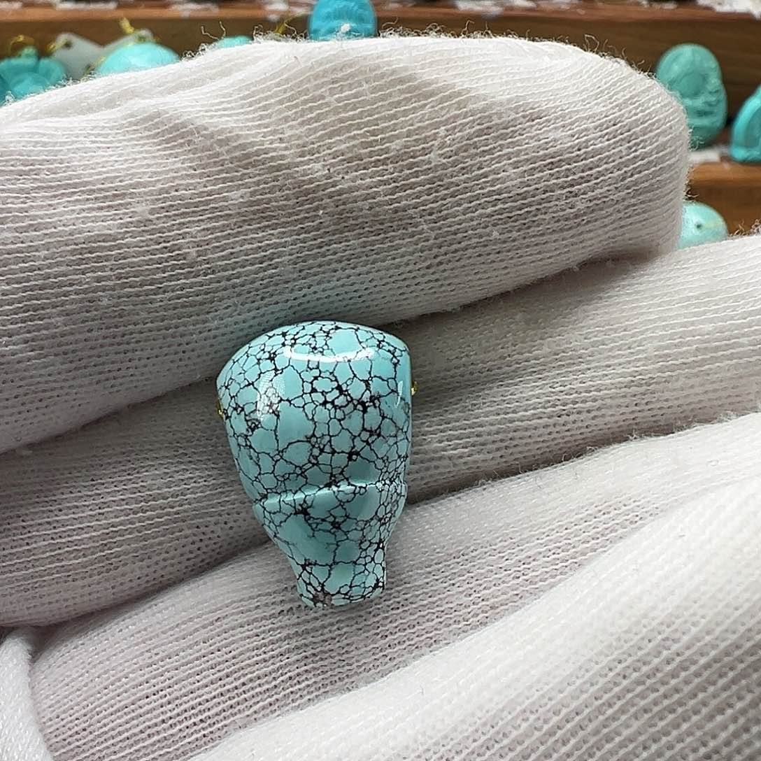 绿松石三通 未镶嵌