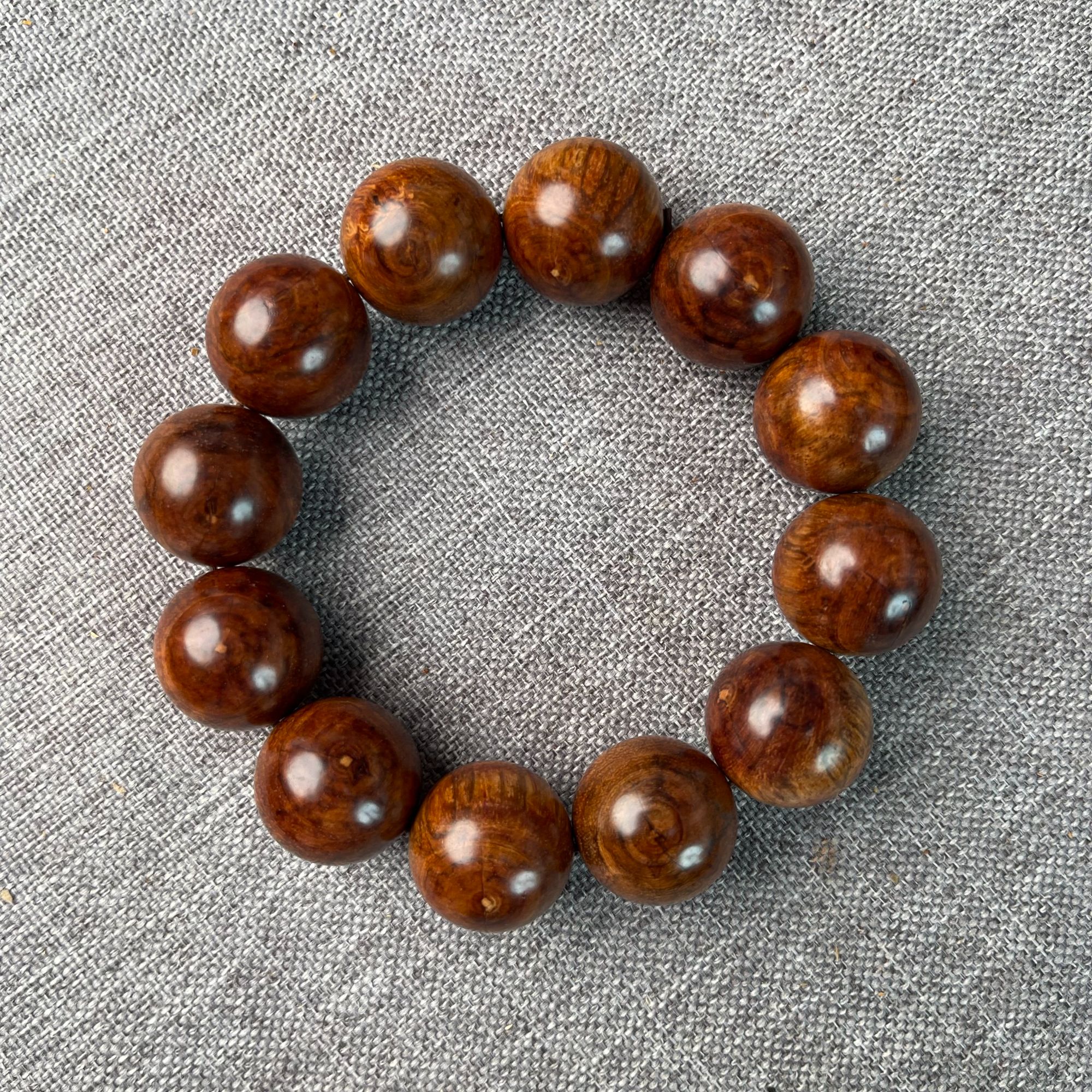 海南黄花梨圆珠2.0单圈文玩手串（多样性发货）