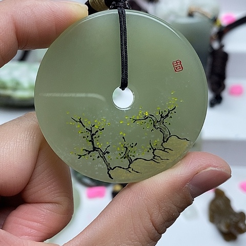 和田玉颈饰未镶嵌