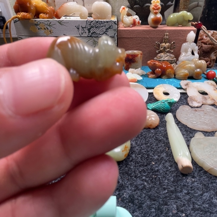 和田玉（糖玉）未镶嵌挂件