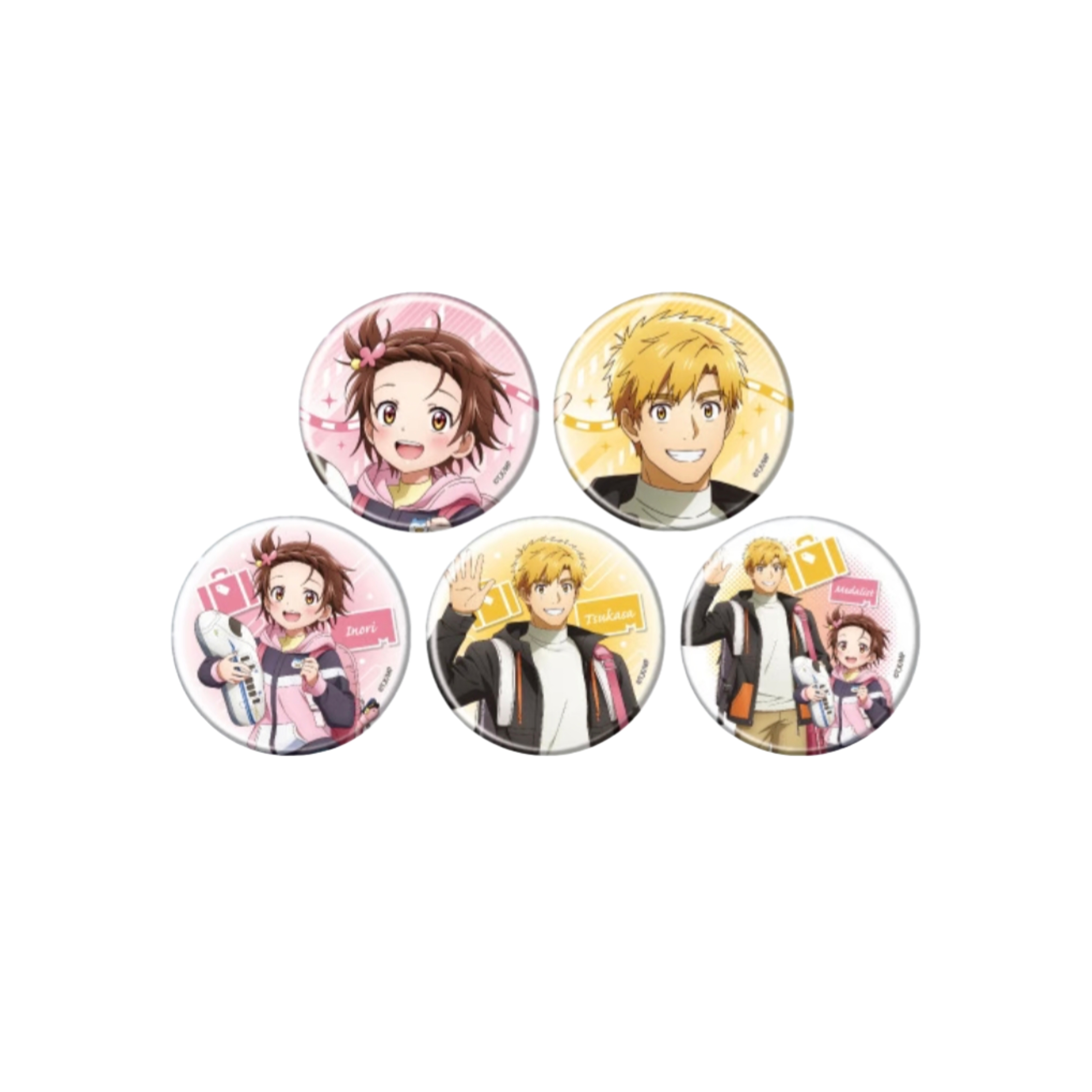 【国现】金牌得主联动JR東海日谷 吧唧 q吧唧 q立牌盲抽