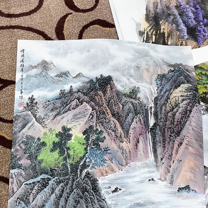 国画g*尹华杰老师作品 6666666