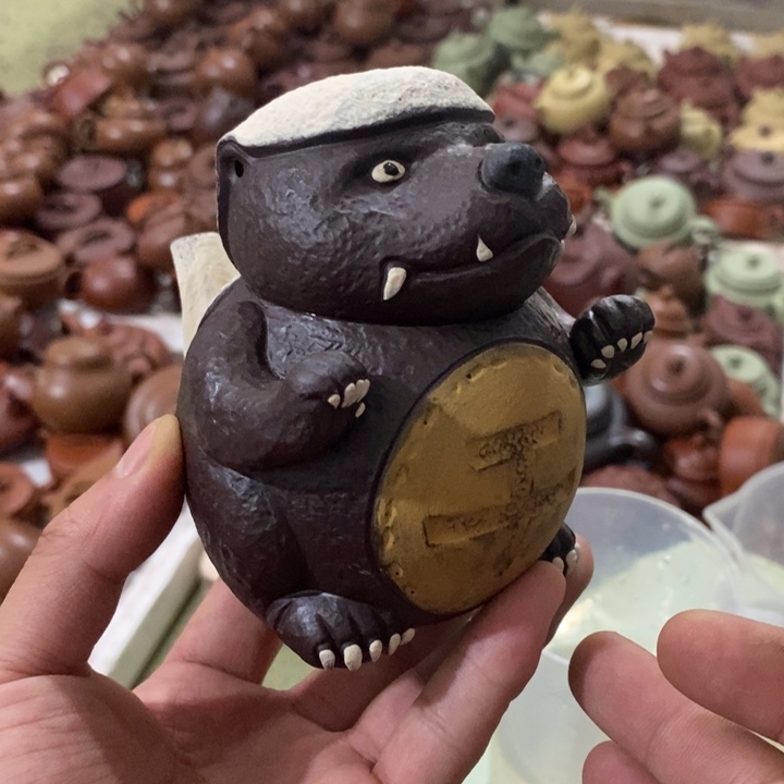 紫砂茶壶天青哥斯拉