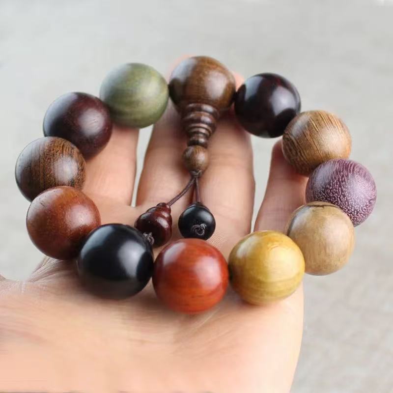 2.0檀香多宝单圈大串无礼盒595