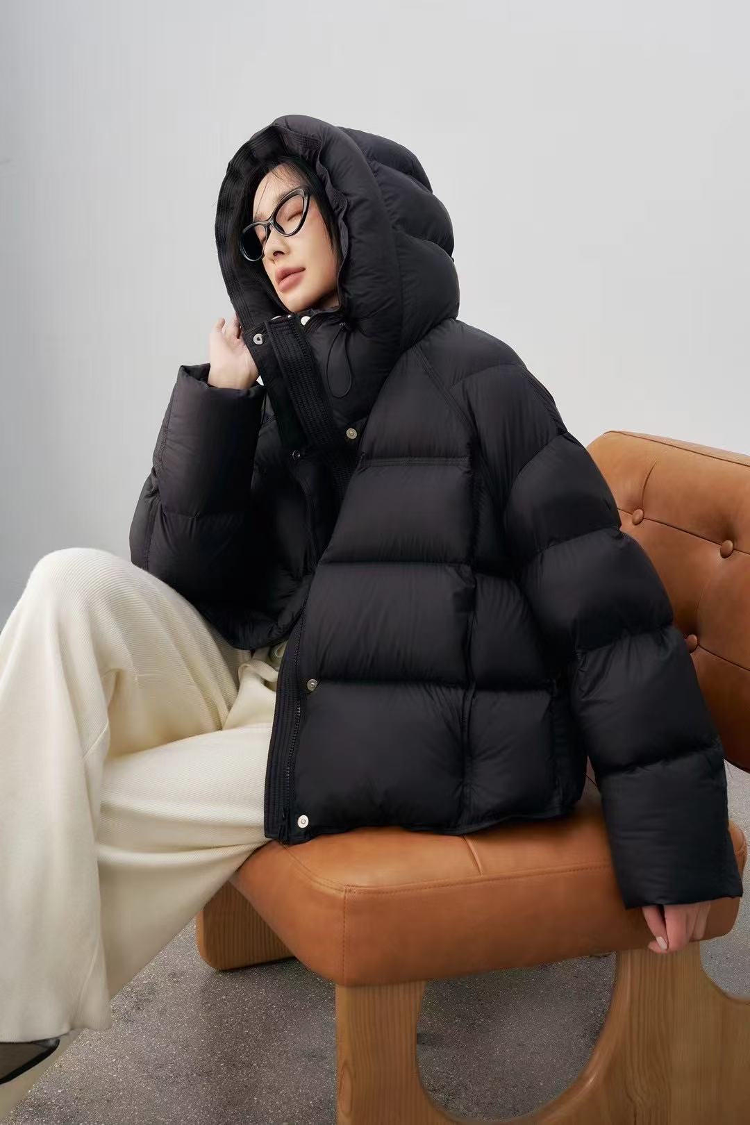 倩倩家连帽羽绒外套