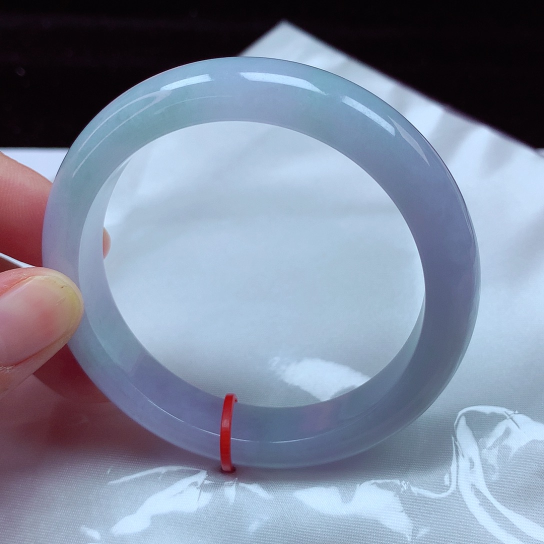 翡翠手镯未镶嵌58圈