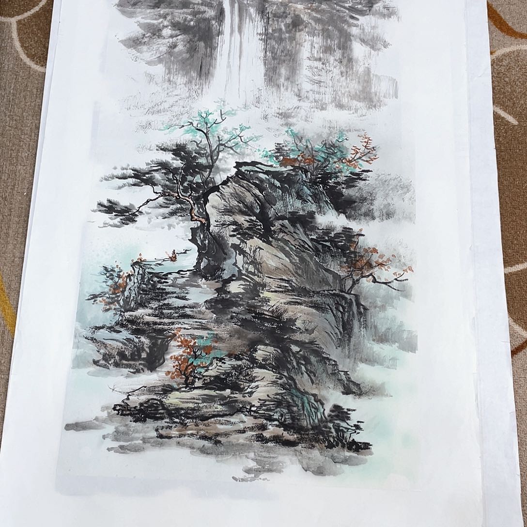 国画用****9绘画作者王秀珍拖低