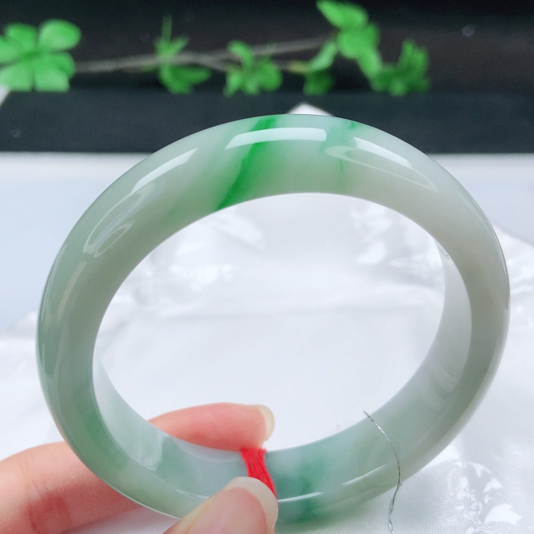 未镶嵌手镯翡翠61圈