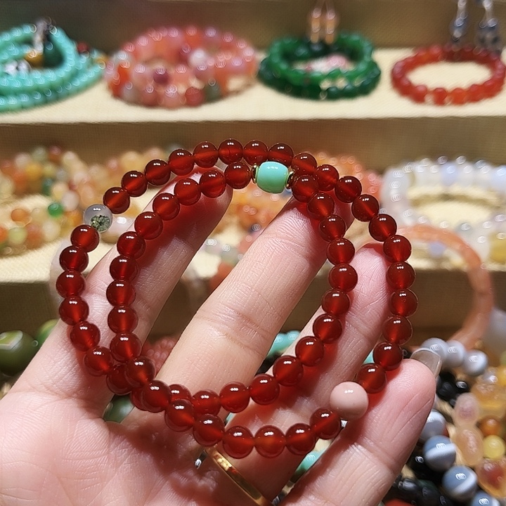 玛瑙/玉髓未镶嵌手链