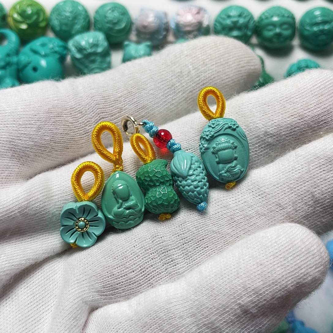 拽*嘞手工雕刻配珠福利5件