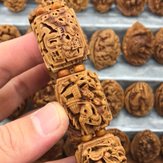 桃核手串桃核材质