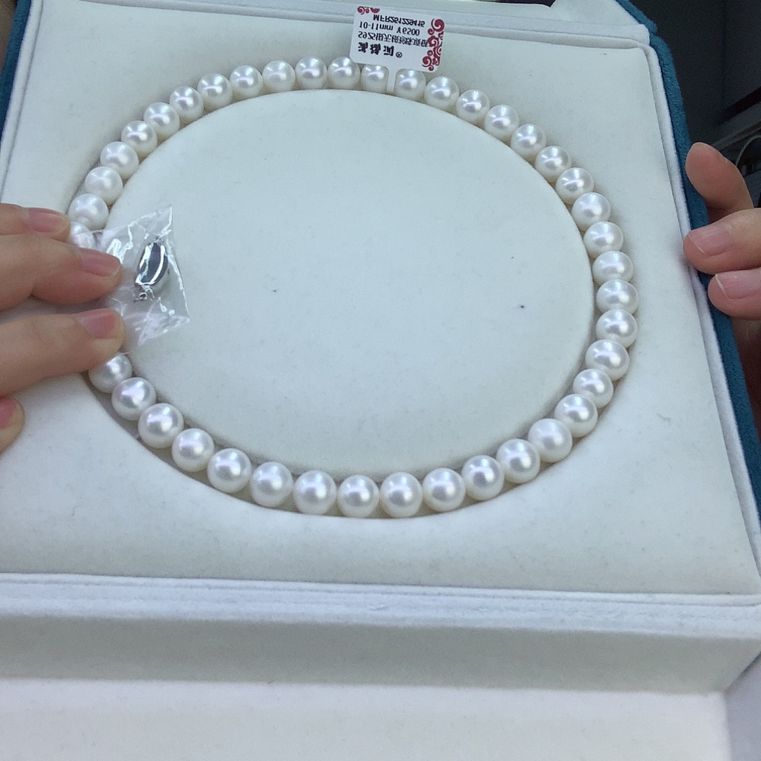 未镶嵌淡水珍珠颈饰无核10-11