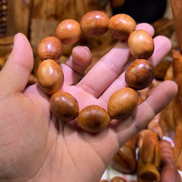 5***3柏木（崖柏）陈化老料手串把件 