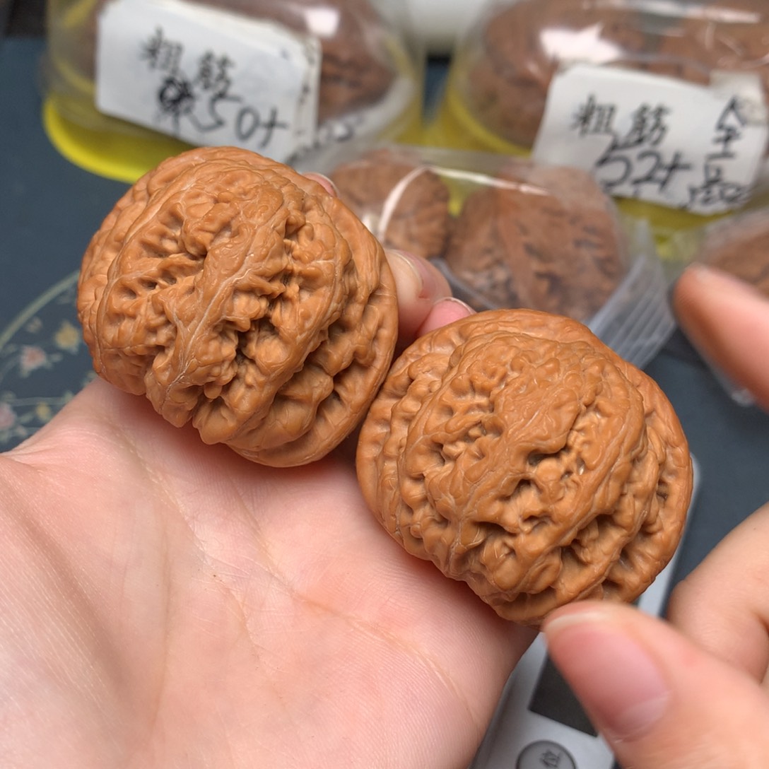 文玩核桃把件米*｀46-15183-0