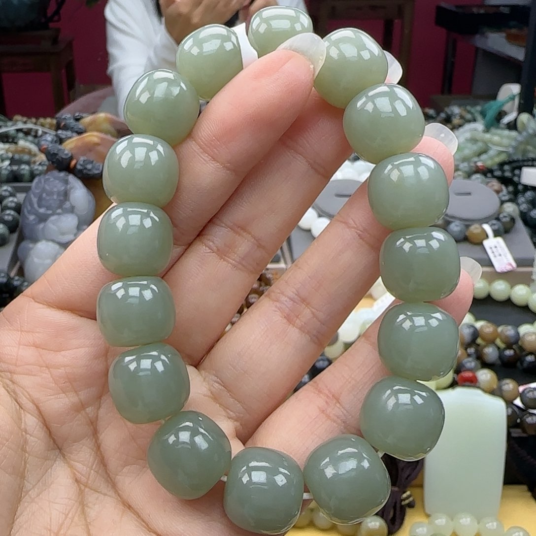 和田玉手链未镶嵌