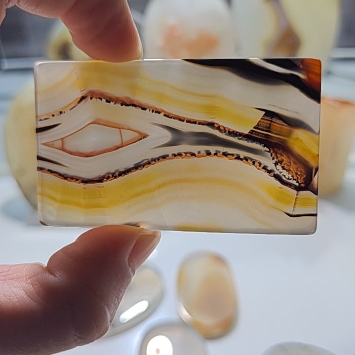 玛瑙/玉髓未镶嵌吊坠(不含链)102号