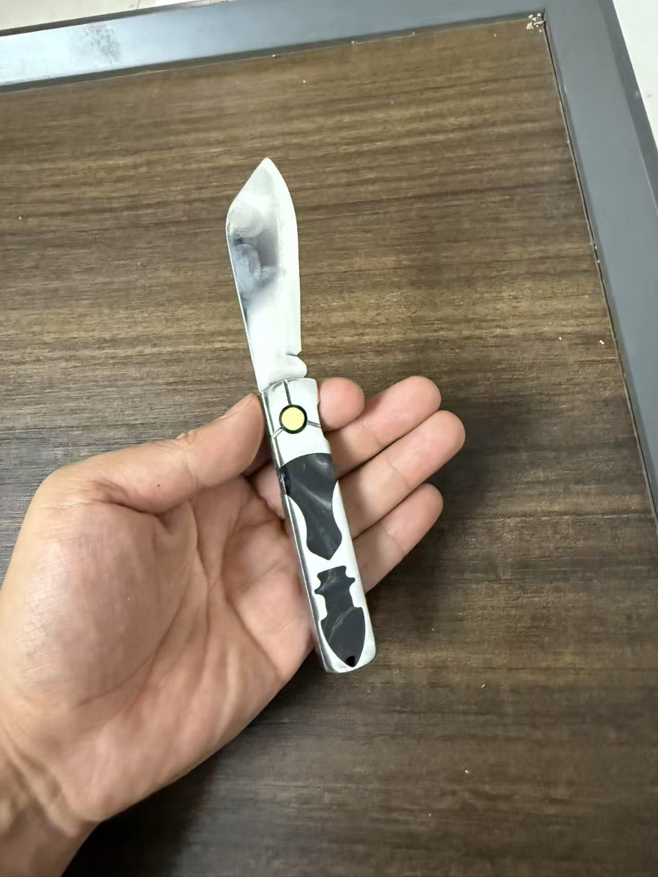 小鱼刀（赤兔远志）户外小刀水果刀无皮绳款