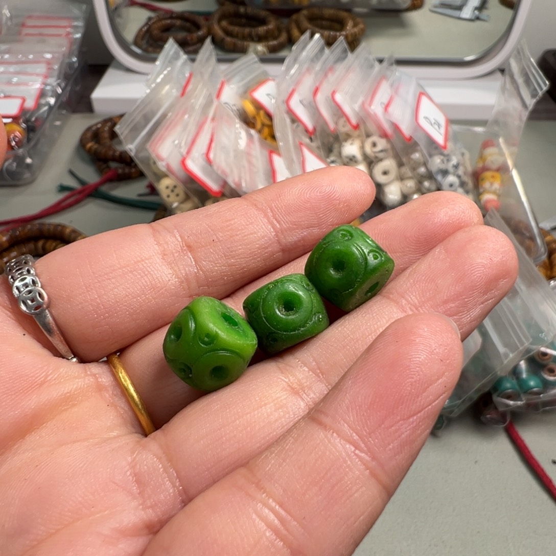 牛骨手串/手链000000000p07三颗