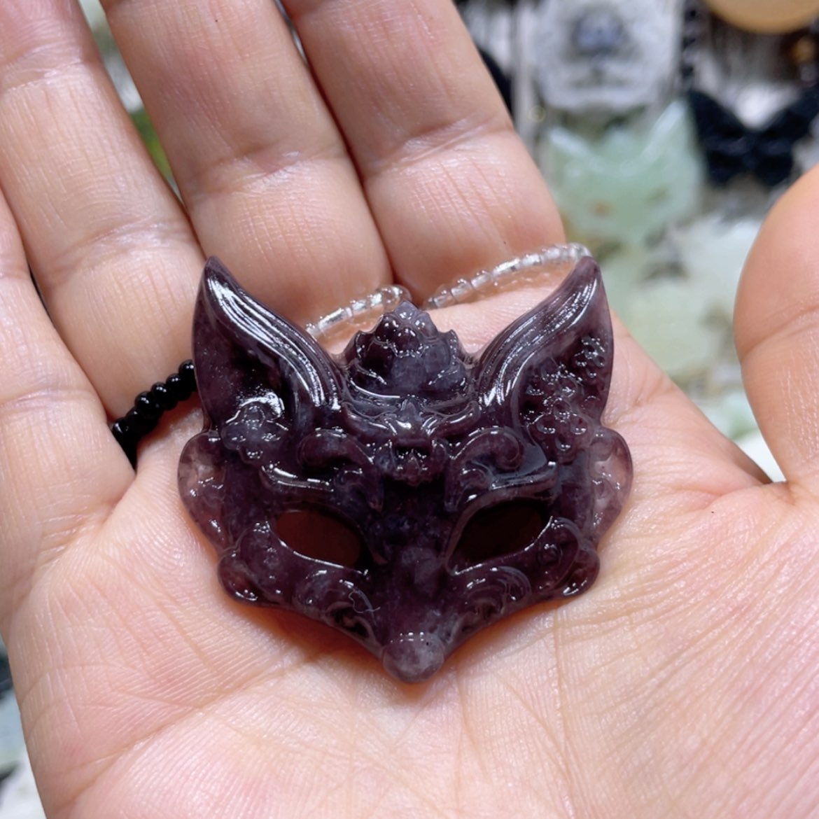 【闪购商品】岫玉未镶嵌颈饰4吊坠
