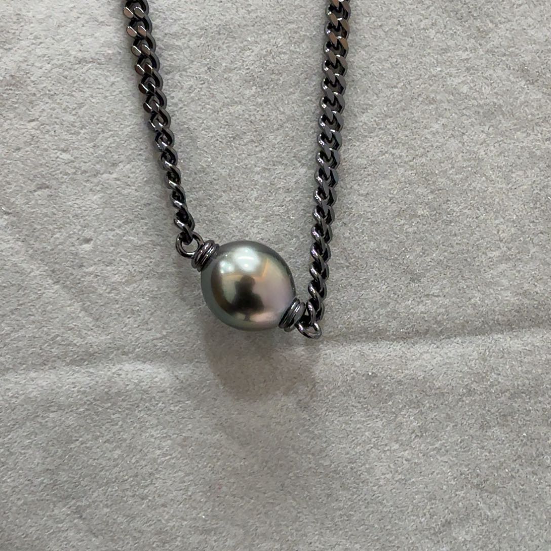 海水珍珠颈饰银S925镶嵌