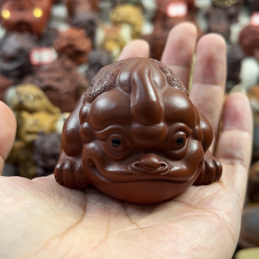 紫砂茶宠紫砂金蟾