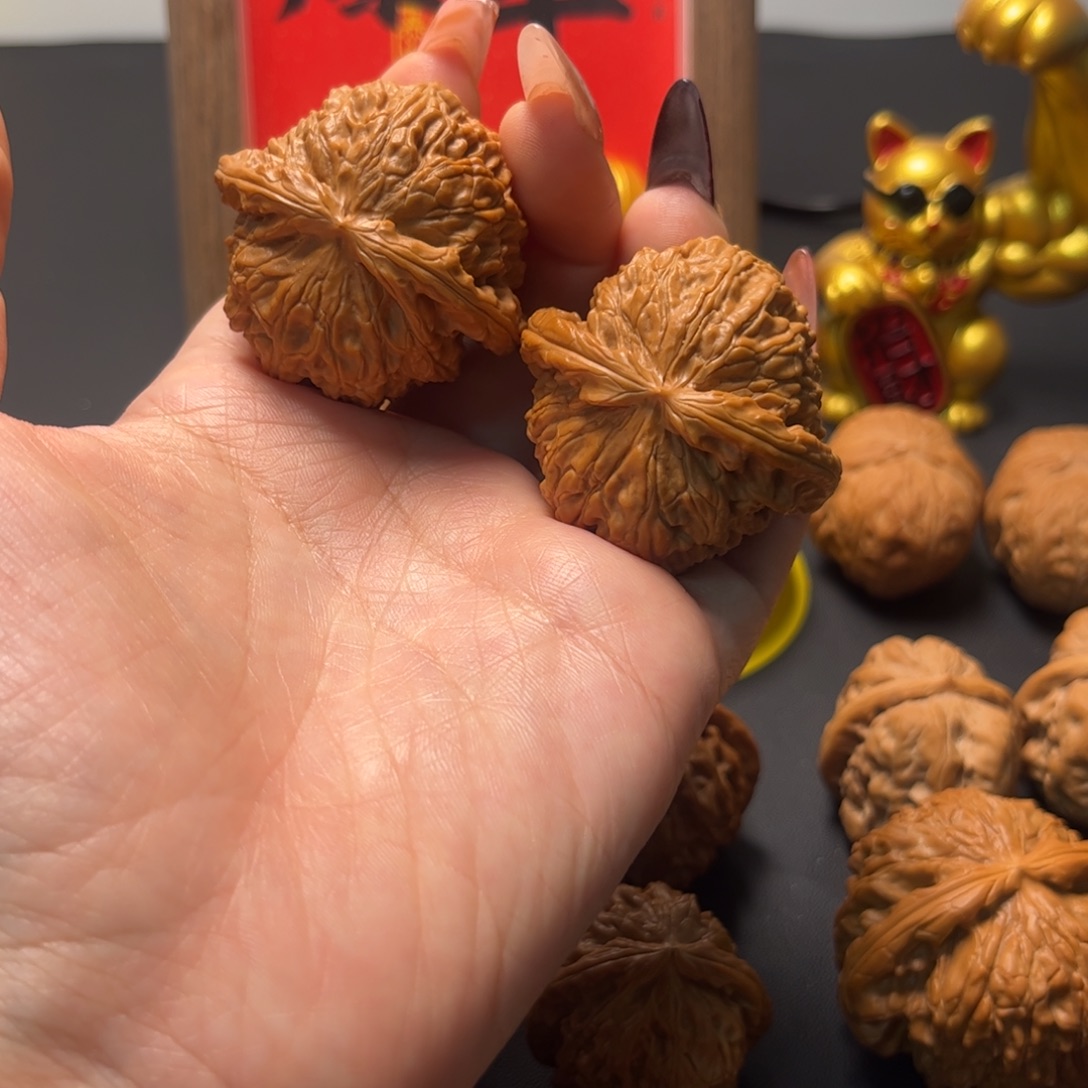 ℡***~吊坠文玩核桃白狮子43