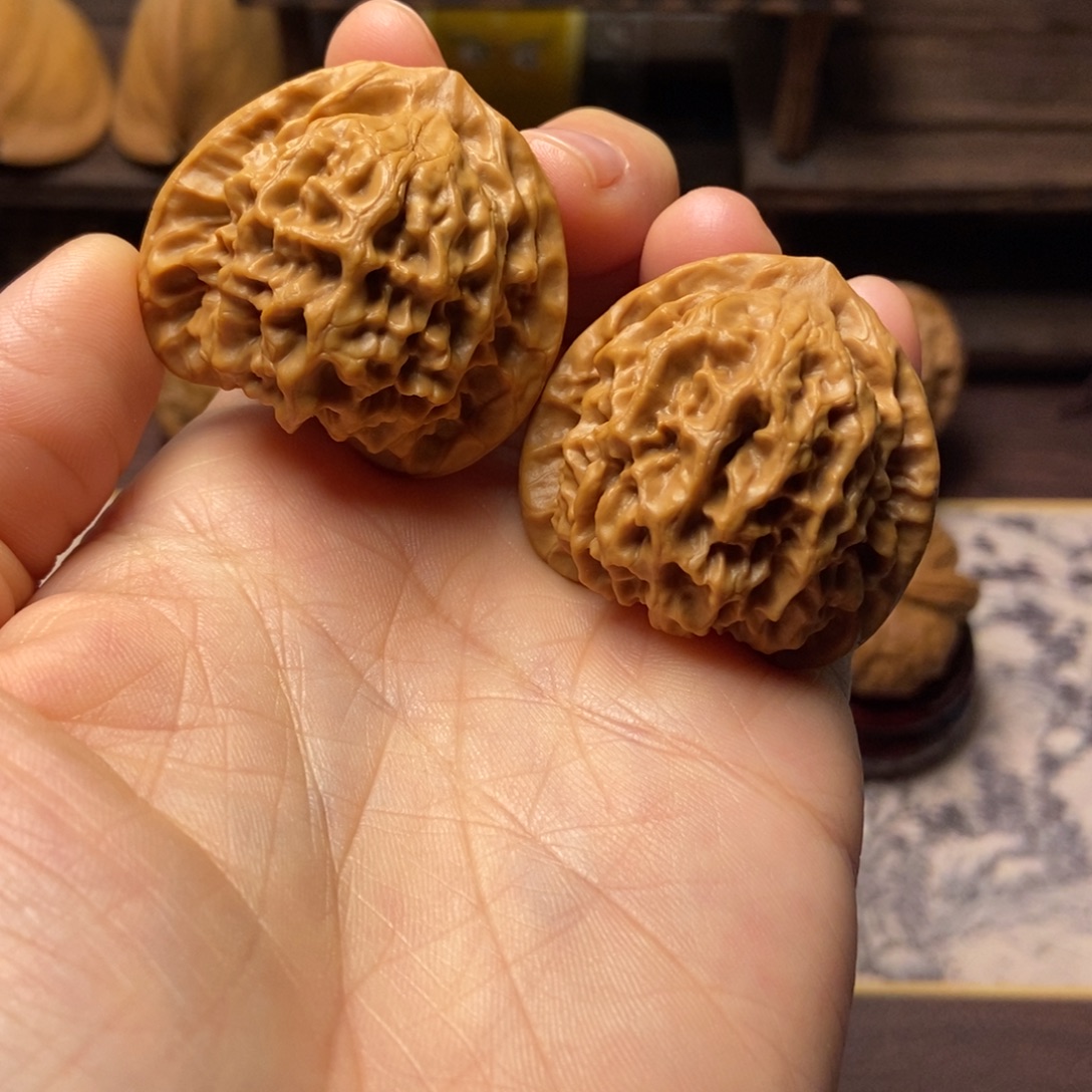 把件文玩核桃全品玄月尺寸38