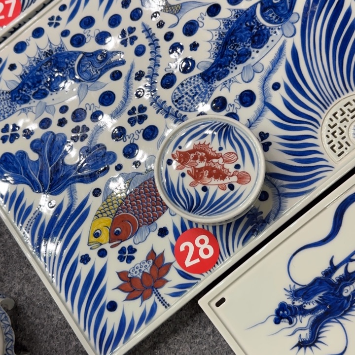 城***猪景德镇手工手绘陶瓷