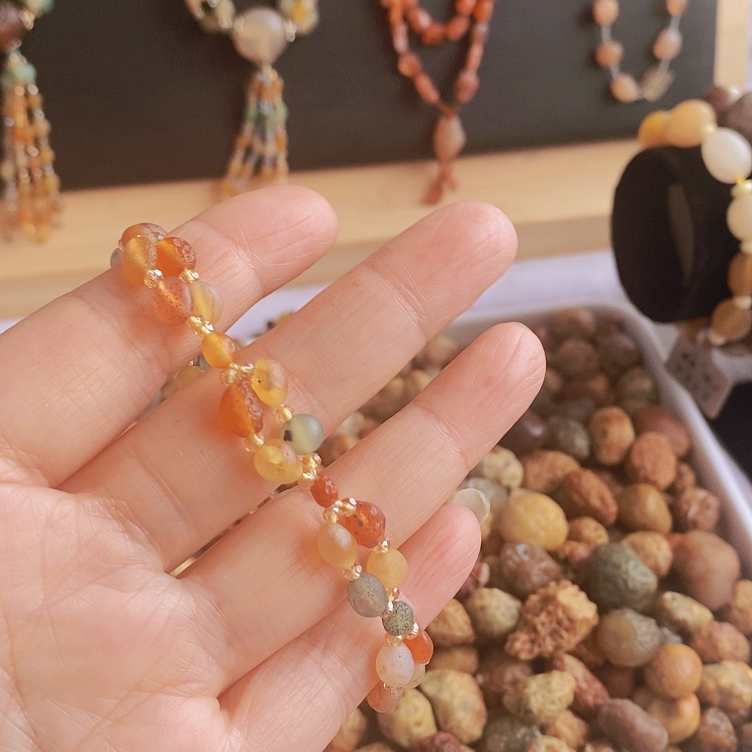 玛瑙/玉髓合金珠宝半成品