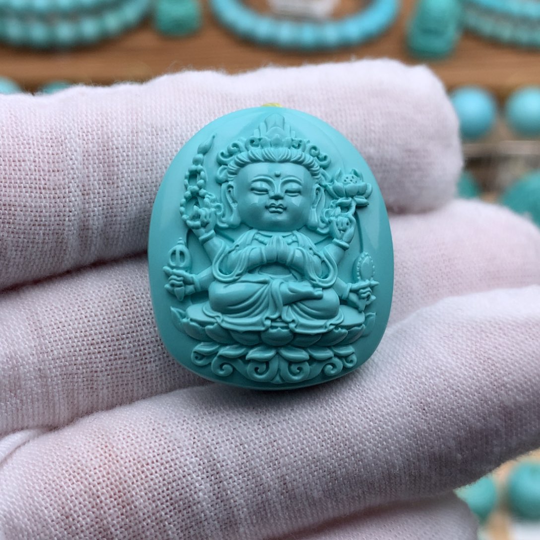 绿松石未镶嵌珠宝奇石