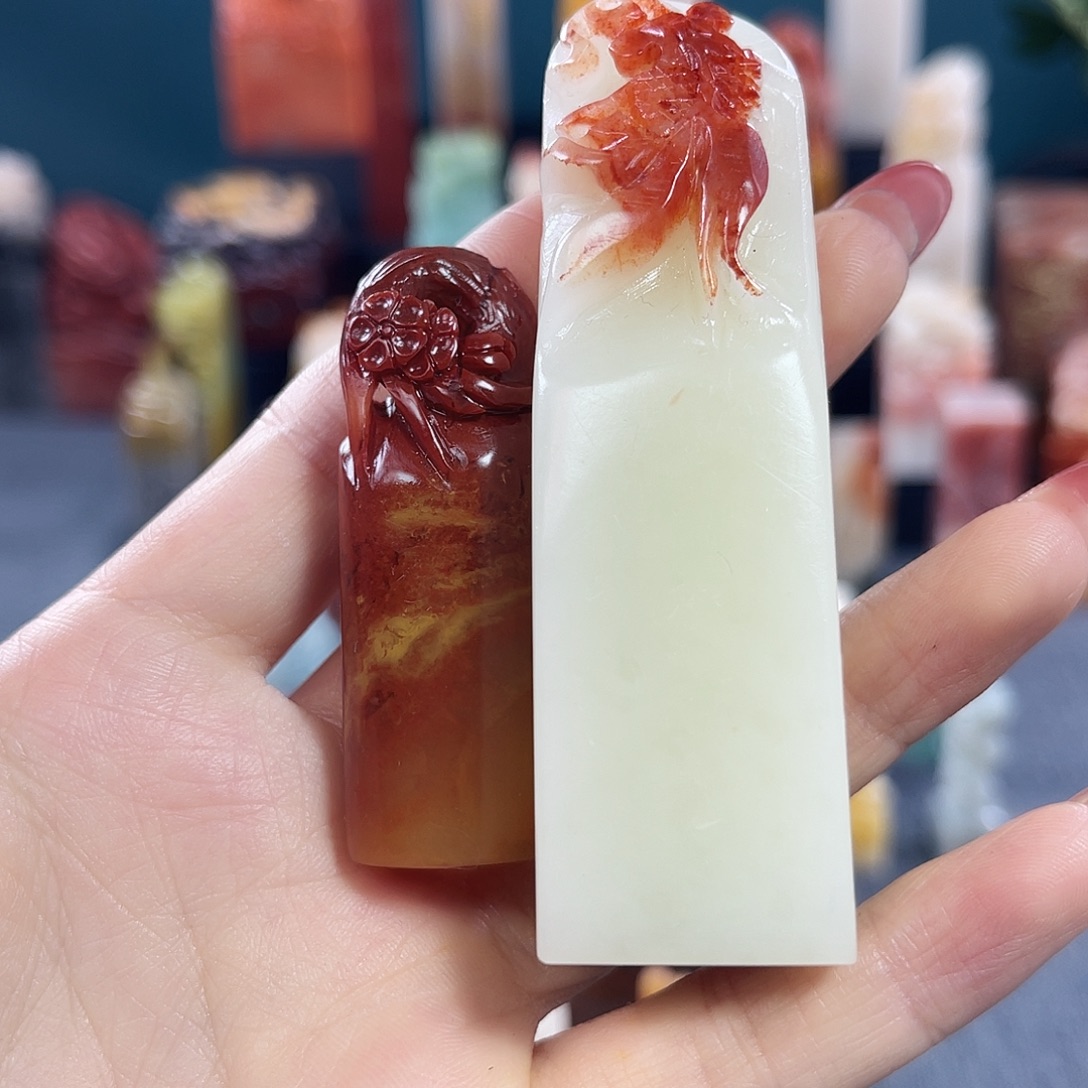 坐****印石昌化石77557681包邮包刻