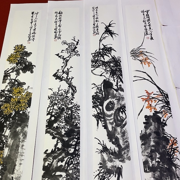 国画张圣敏先生纯手绘作品