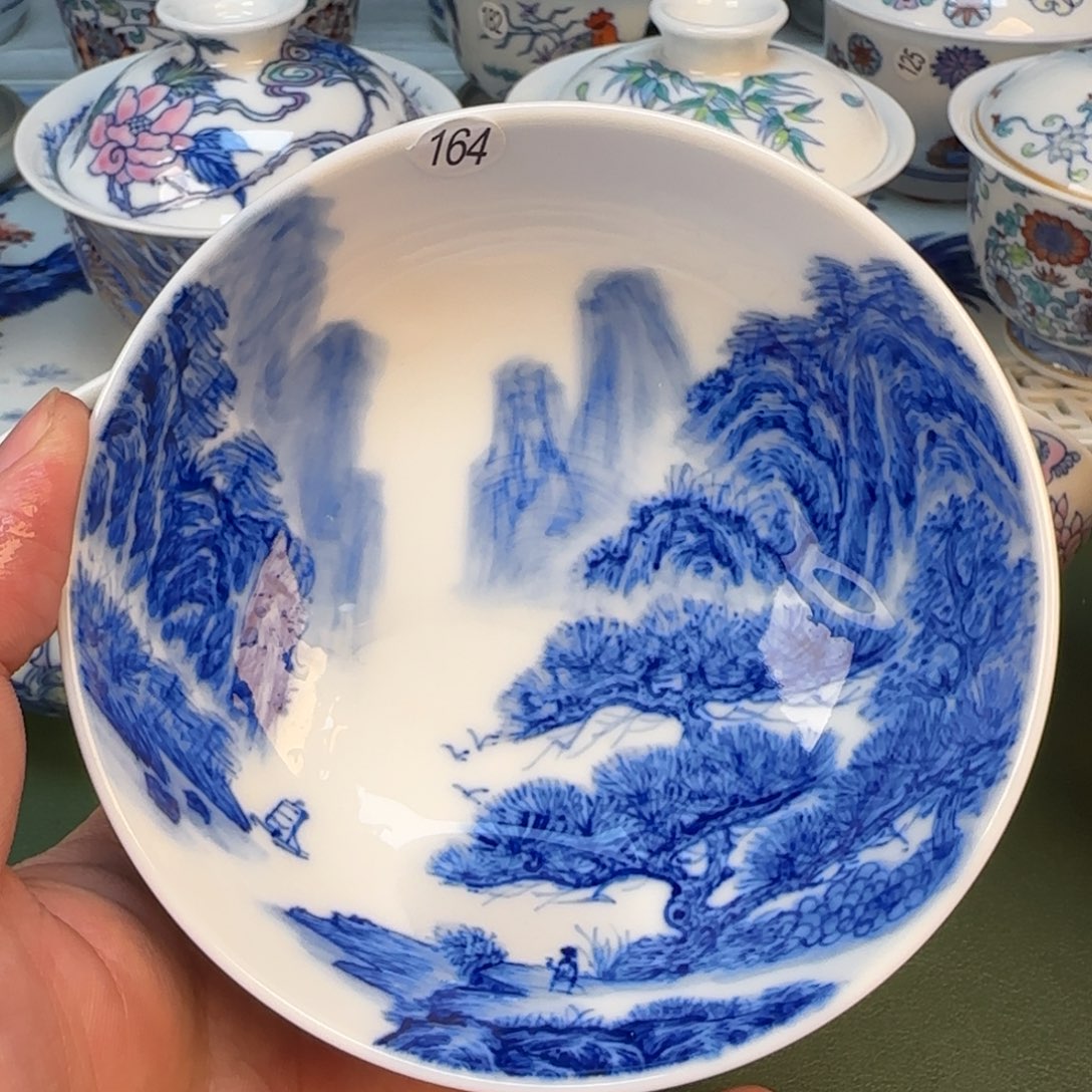 彦祖纯手工手绘茶具164