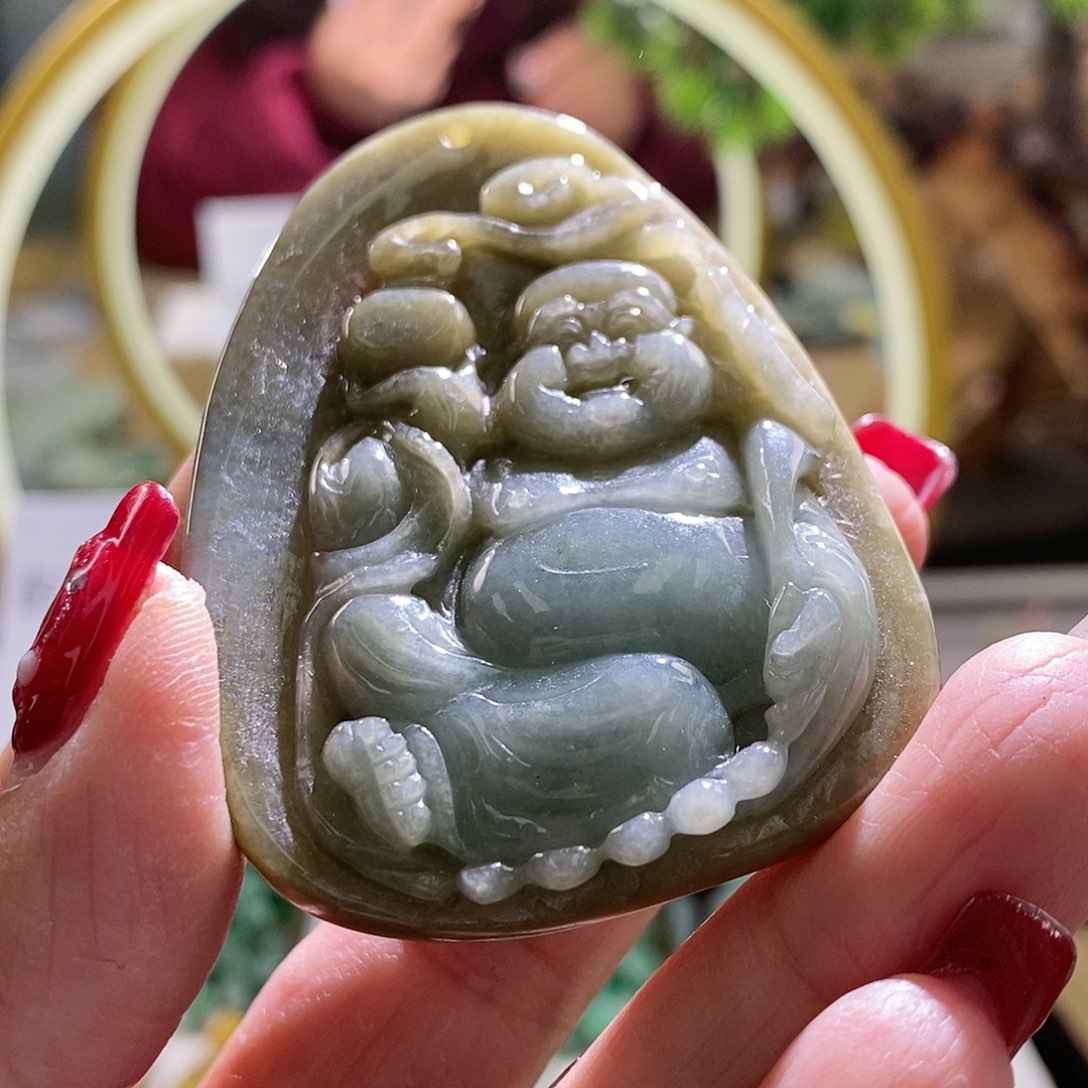 【闪购商品】翡翠颈饰未镶嵌佛