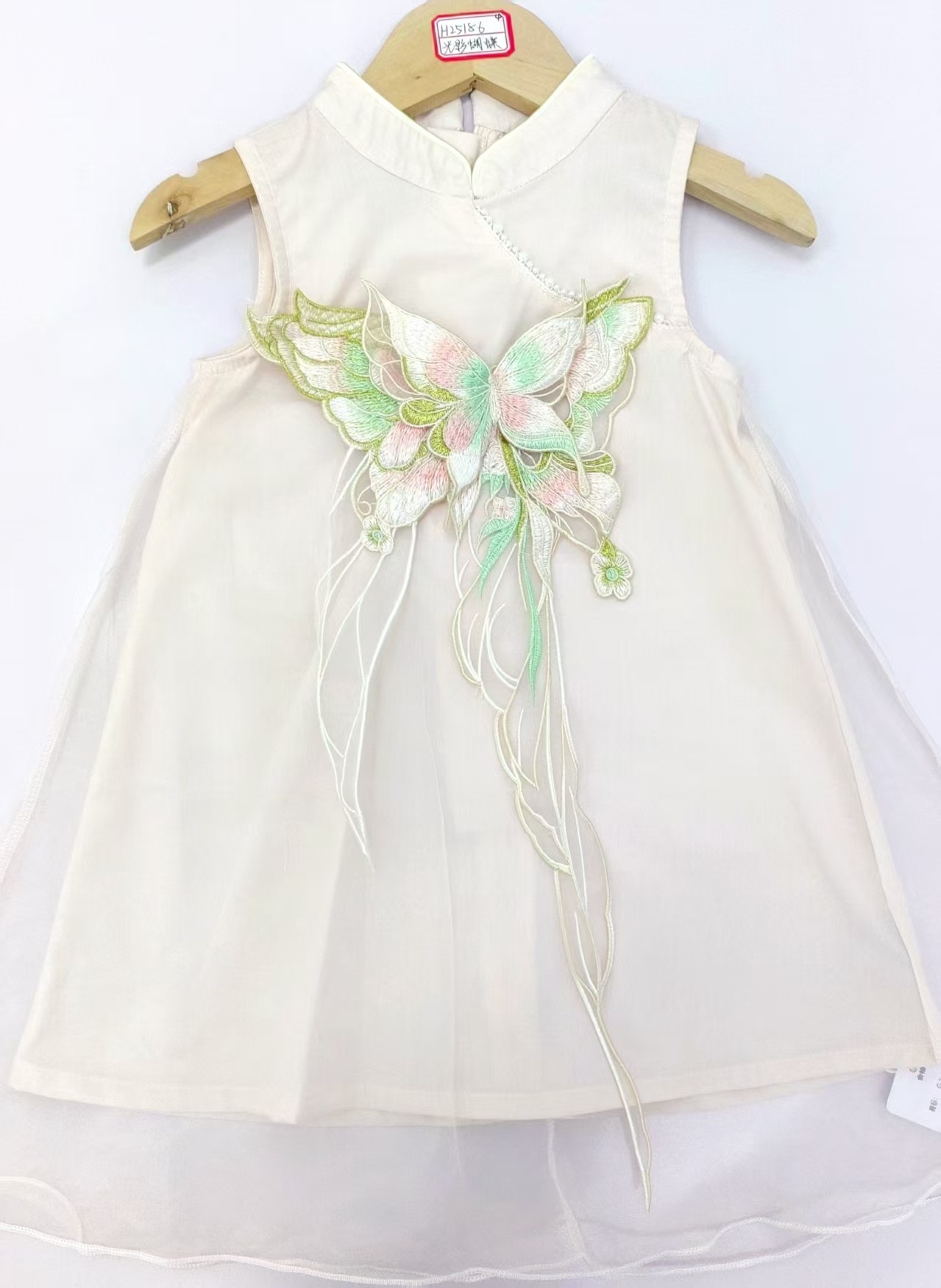 【光影蝴蝶】H25186女童新款蝴蝶裙新品夏季公主连衣裙