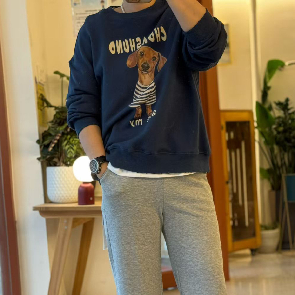 Xiuduohe秋款长袖女羊毛针织衫no退换